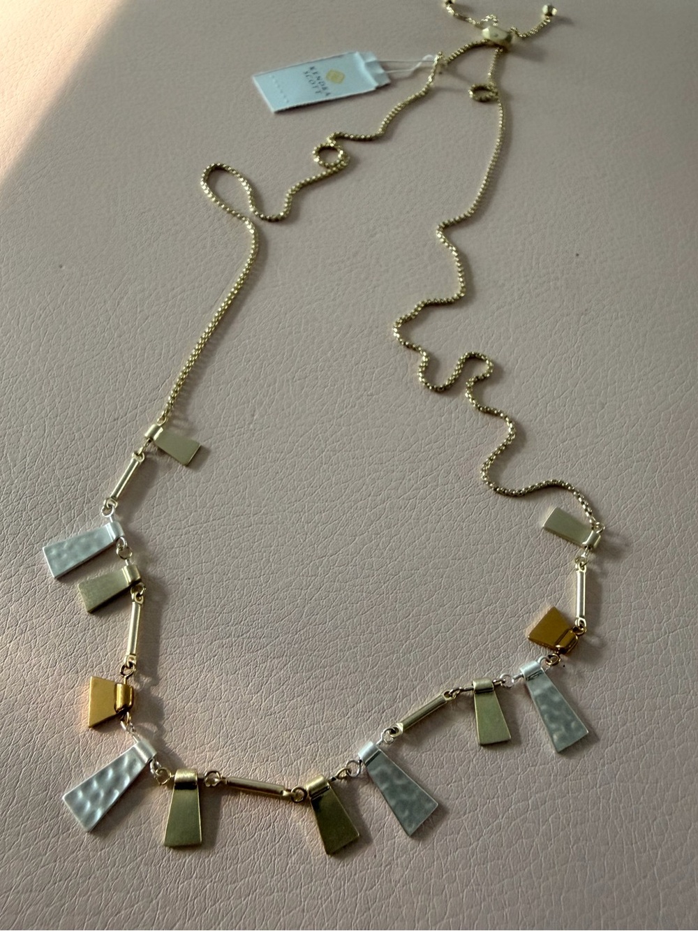 NWT Kendra Scott Lynne Choker Necklace in Mixed Metal